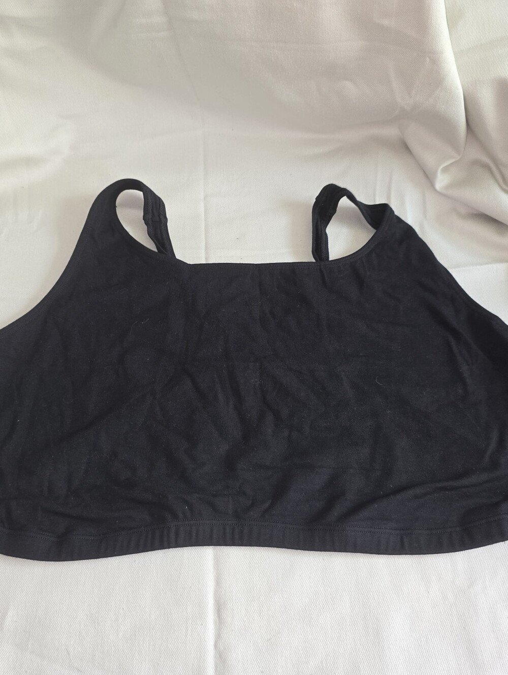 Leading Lady 56 BCD Black sports bra Cotton Spandex Activewear